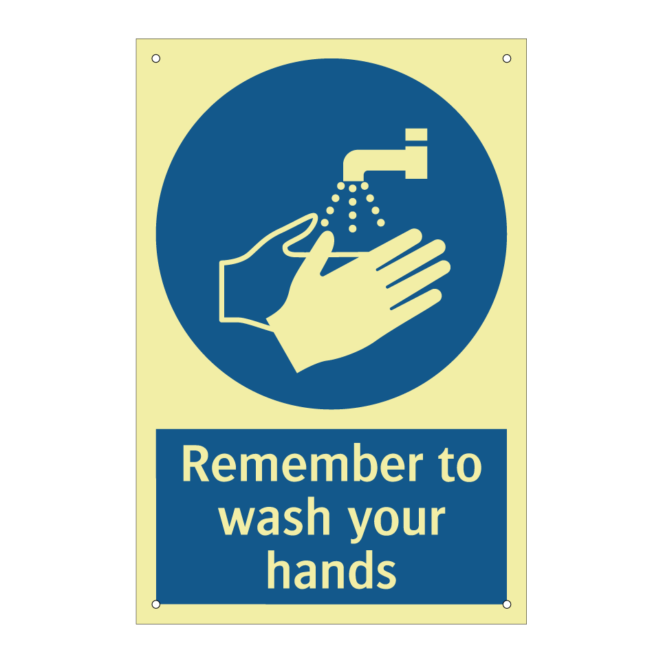 Remember to wash your hands