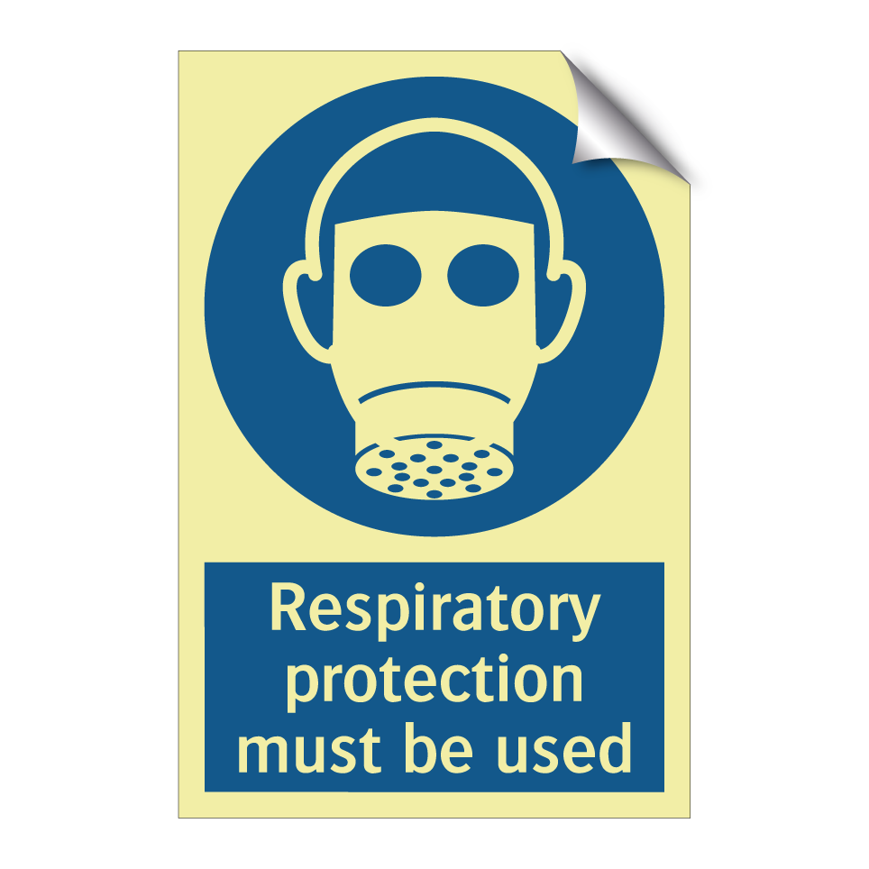 Respiratory protection must be used