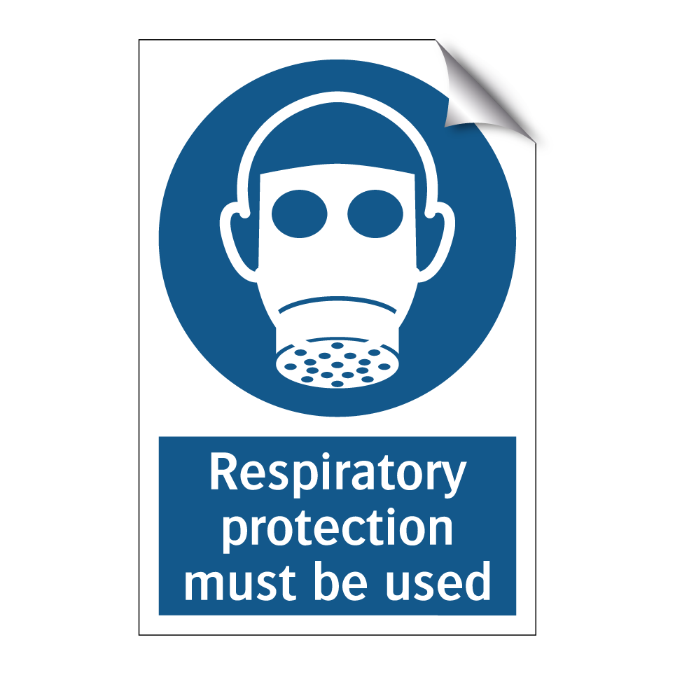 Respiratory protection must be used