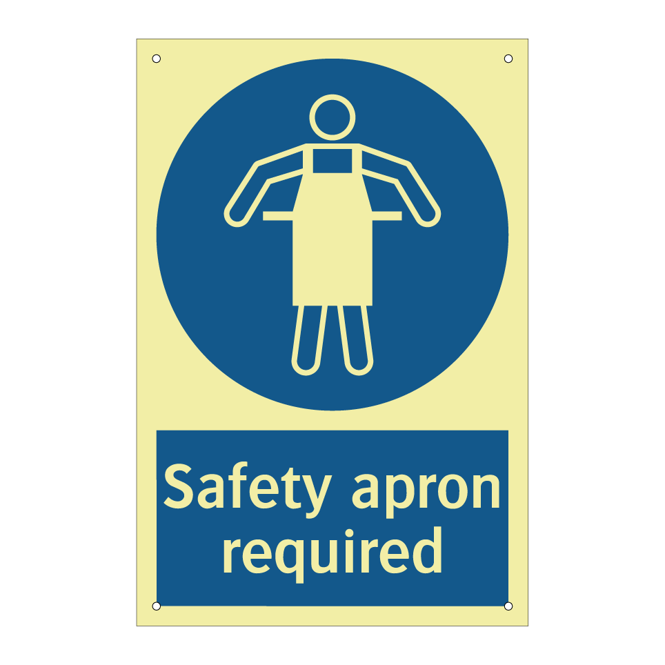 Safety apron required