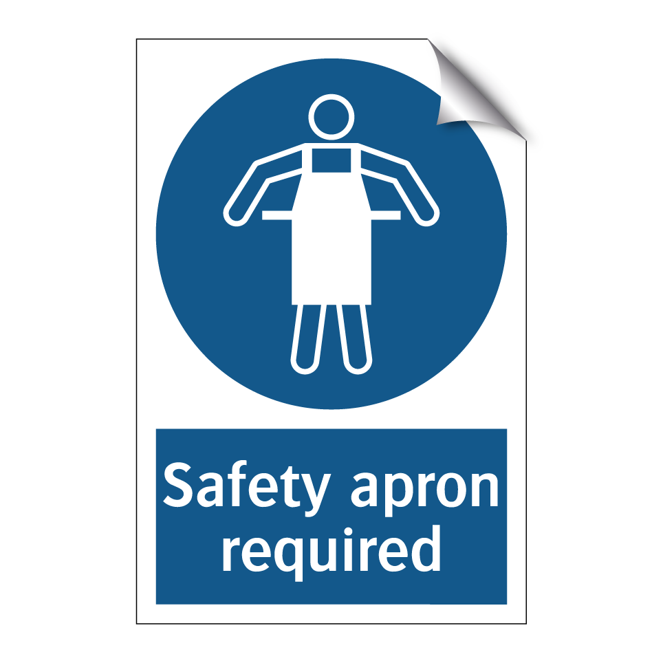 Safety apron required