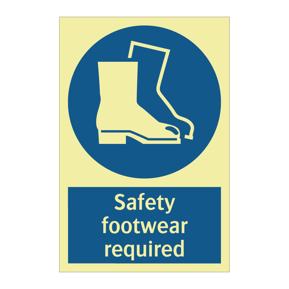 Safety footwear required