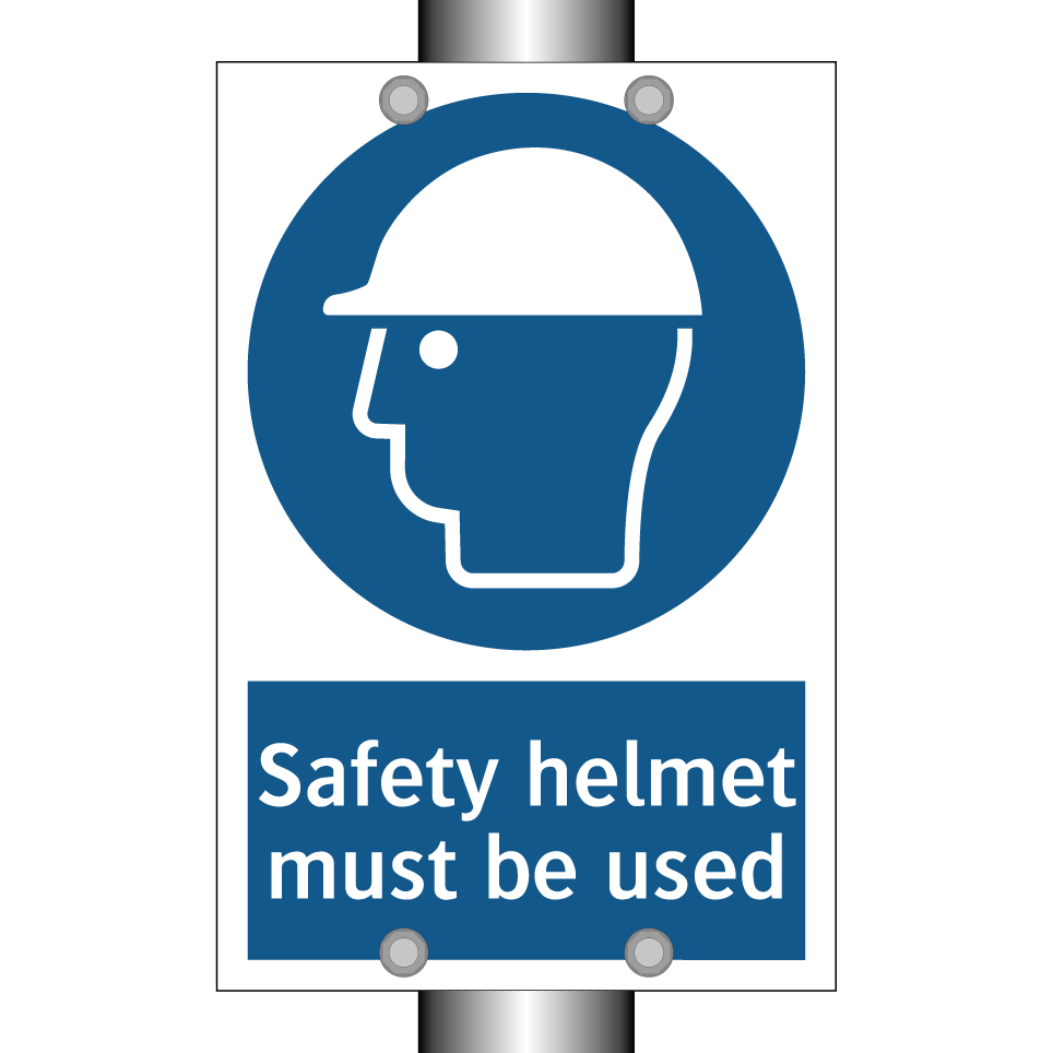Safety helmet must be used