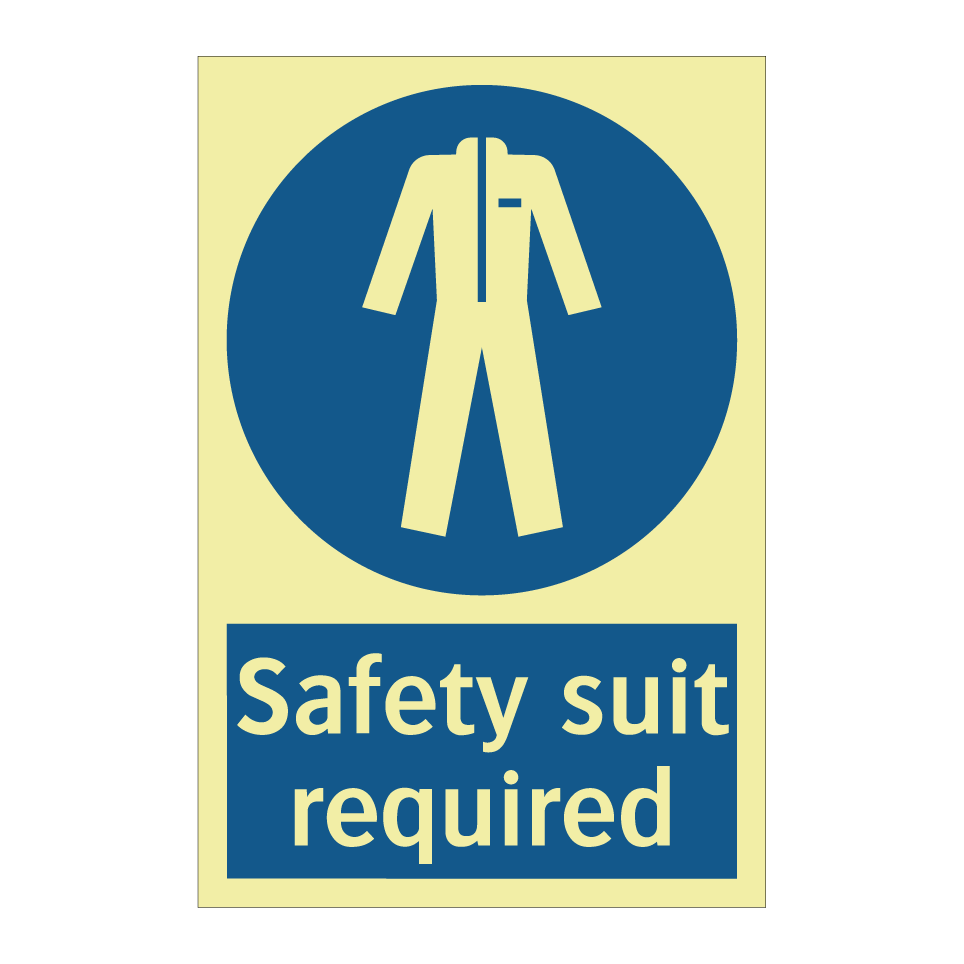 Safety suit required