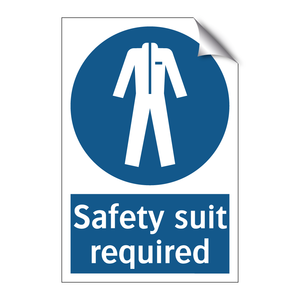 Safety suit required