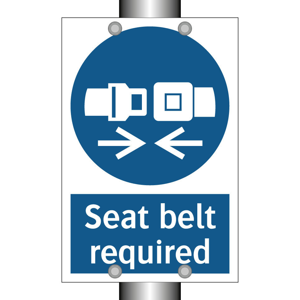 Seat belt required