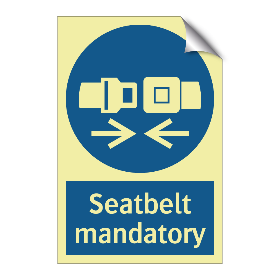Seatbelt mandatory