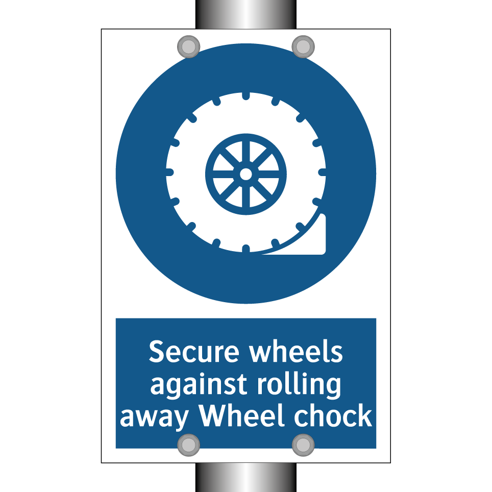 Secure wheels against rolling away Wheel chock