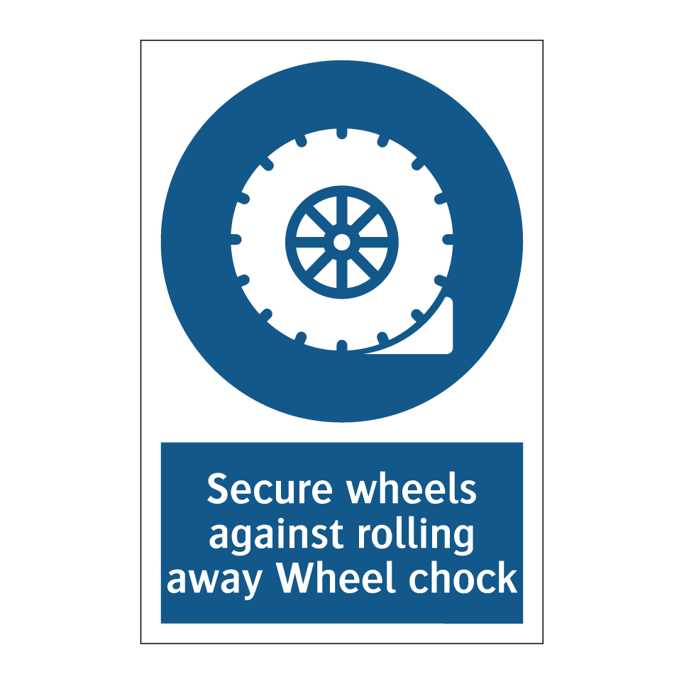 Secure wheels against rolling away Wheel chock