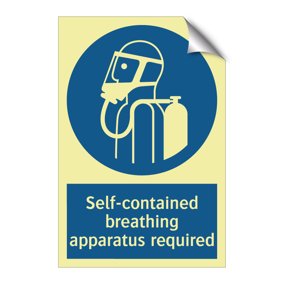 Self-contained breathing apparatus required