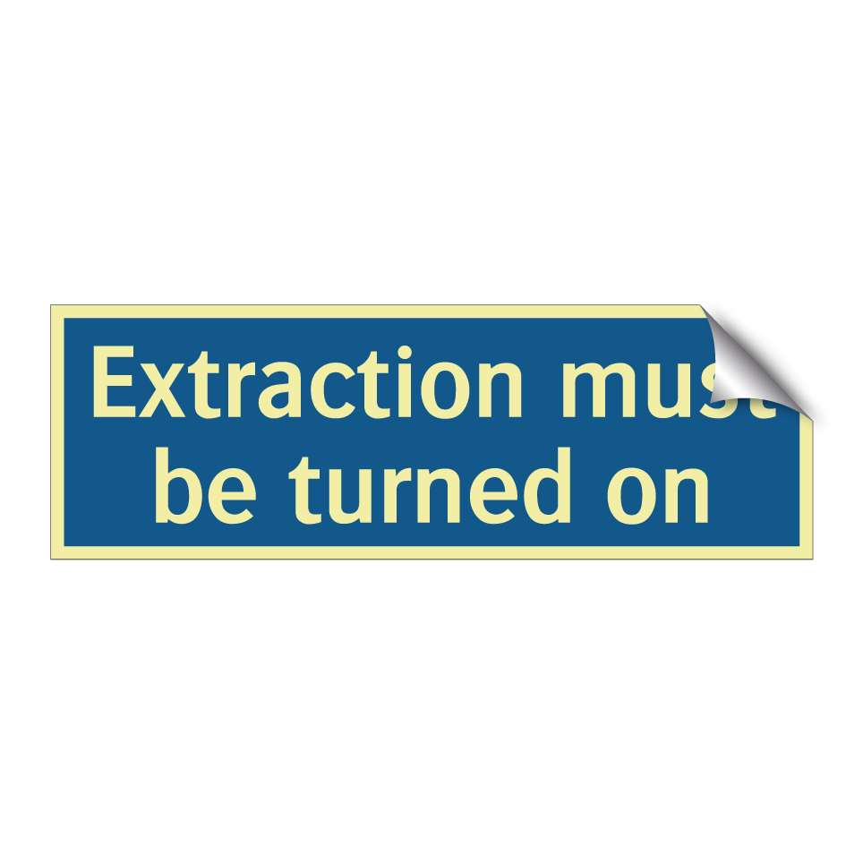 Extraction must be turned on