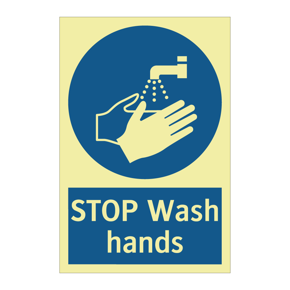 STOP Wash hands