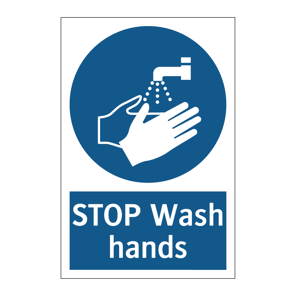 STOP Wash hands
