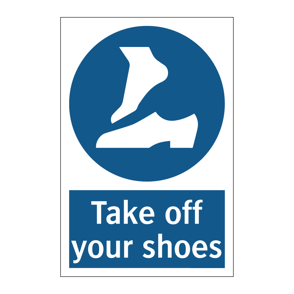 Take off your shoes