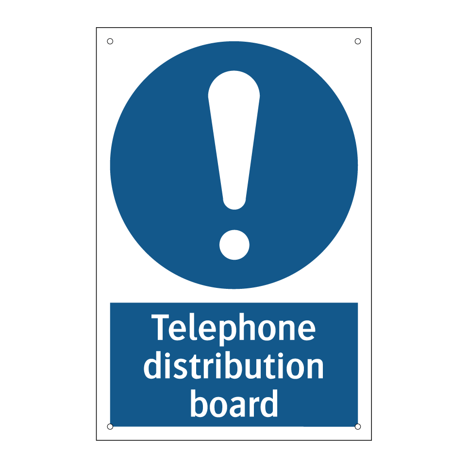 Telephone distribution board