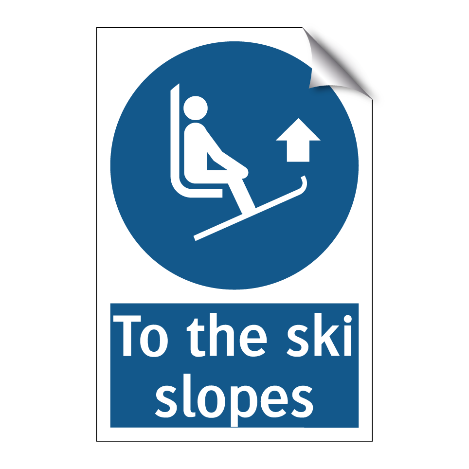 To the ski slopes