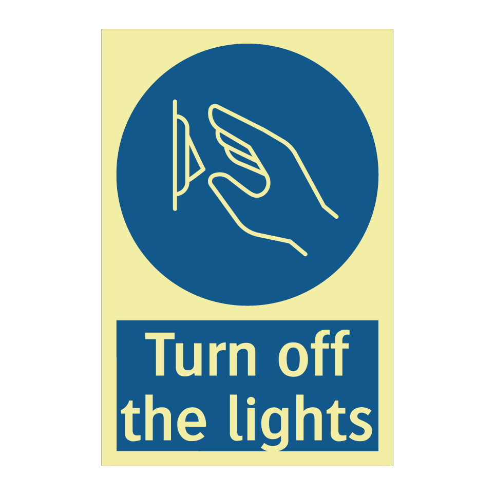 Turn off the lights