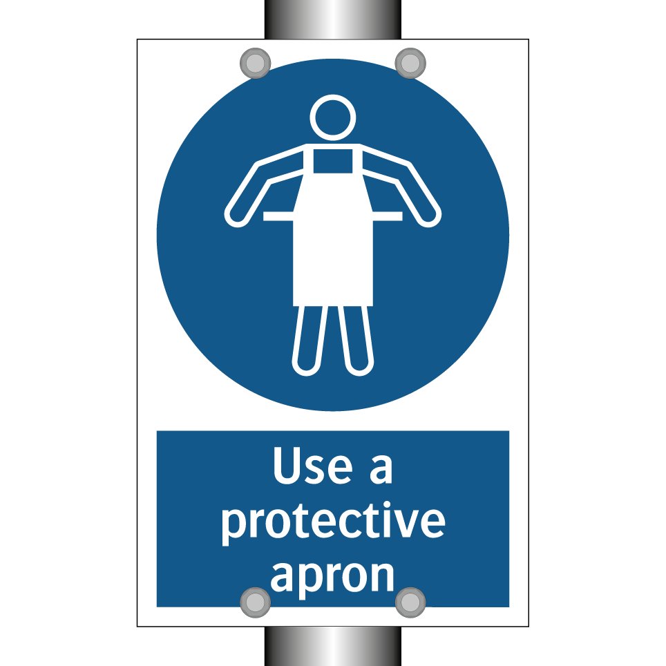 Use a protective apron
