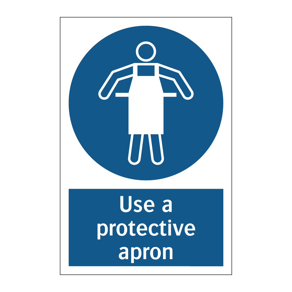 Use a protective apron
