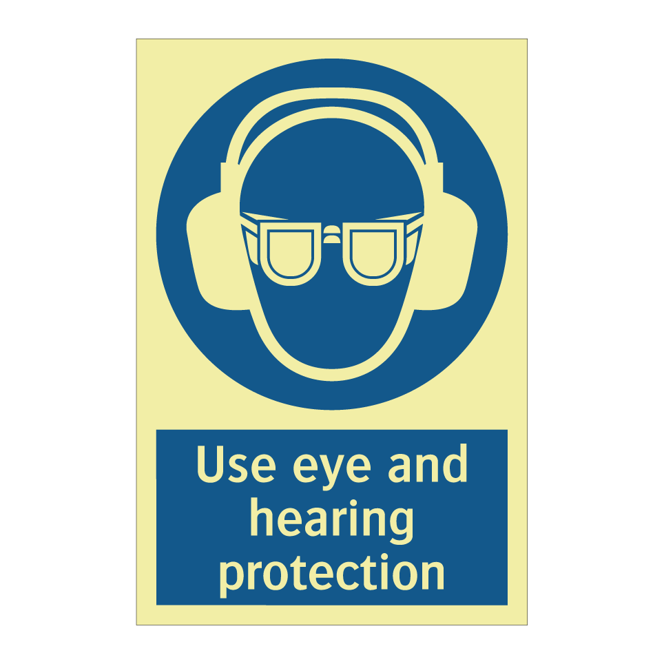 Use eye and hearing protection