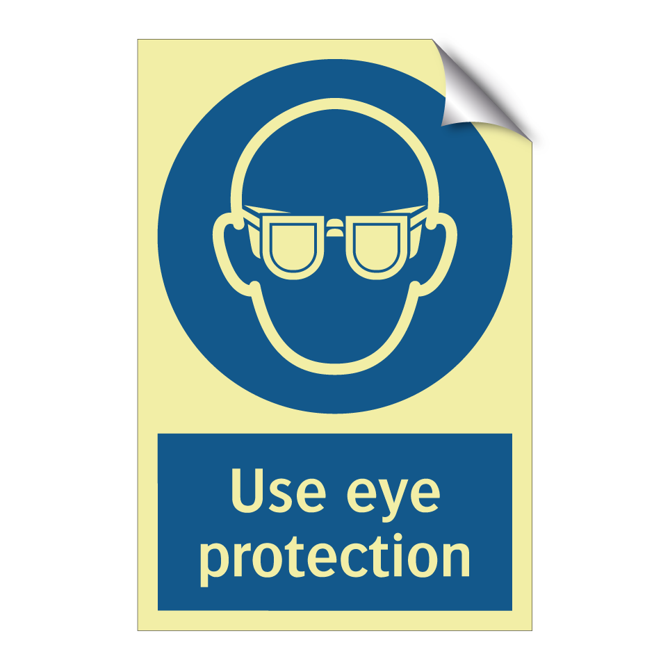 Use eye protection