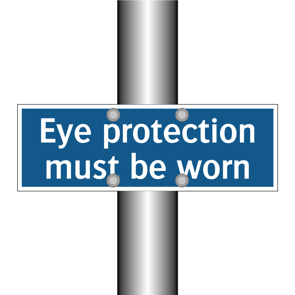 Eye protection must be worn