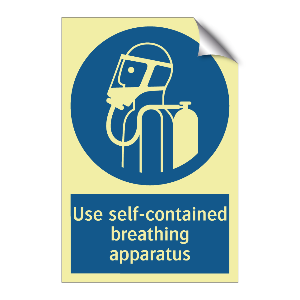 Use self-contained breathing apparatus