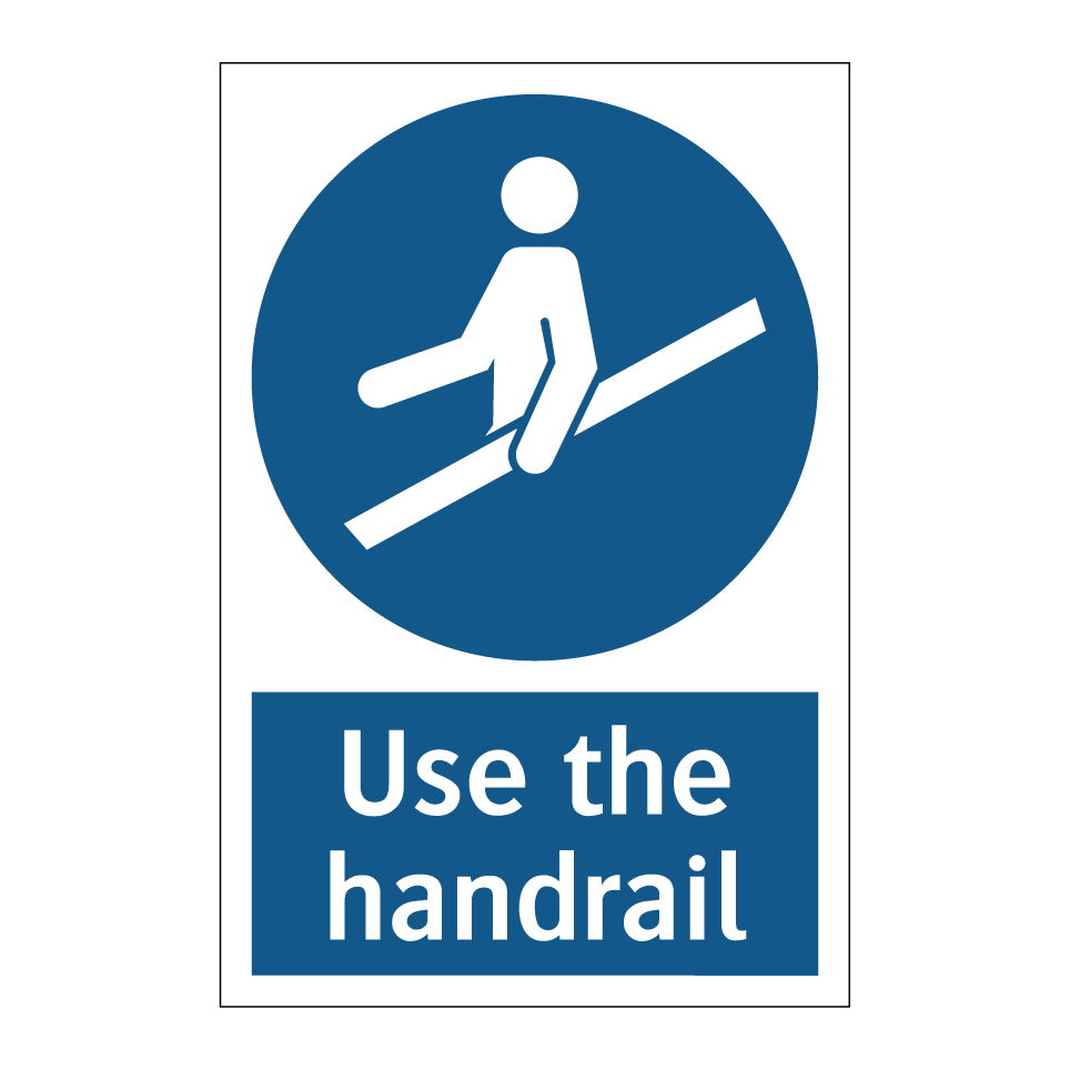 Use the handrail