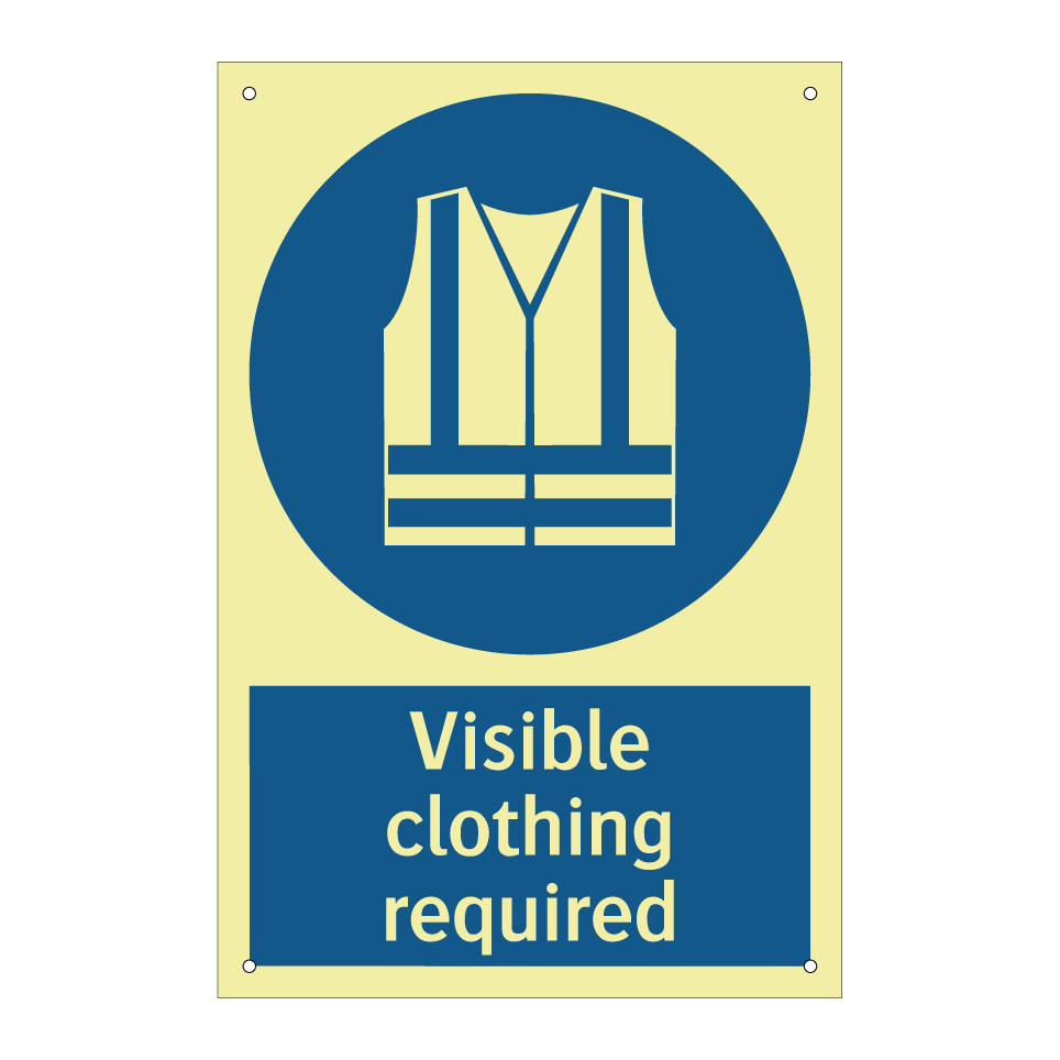 Visible clothing required