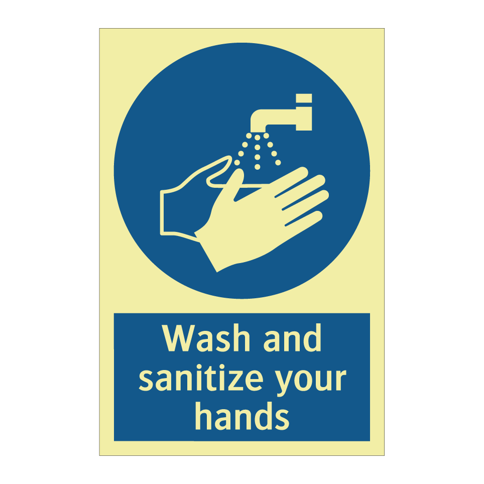 Wash and sanitize your hands