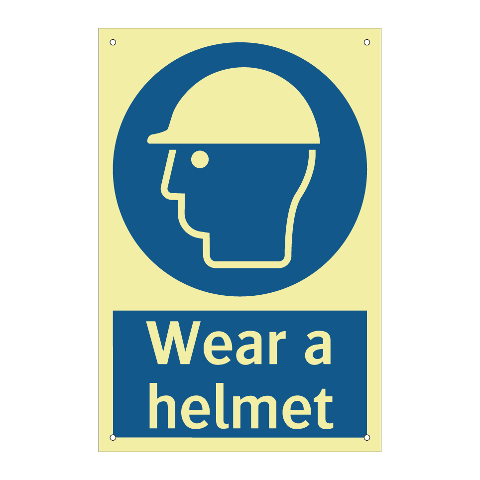 Wear a helmet