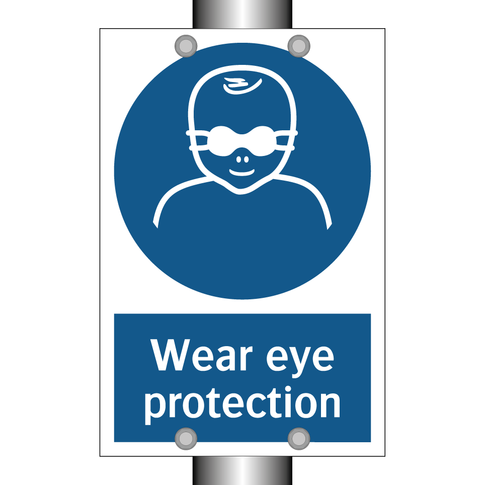 Wear eye protection