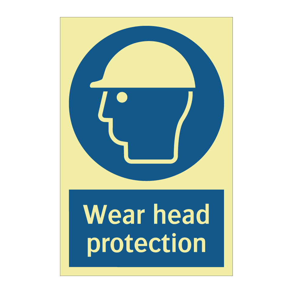 Wear head protection