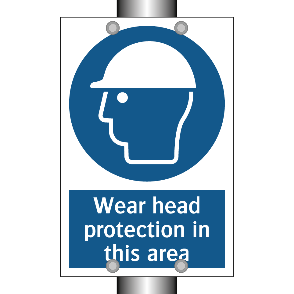 Wear head protection in this area