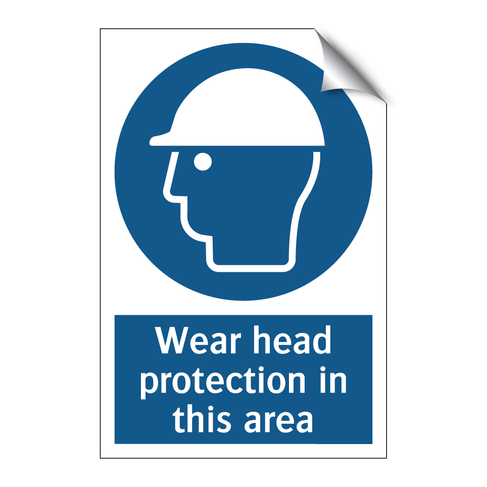 Wear head protection in this area