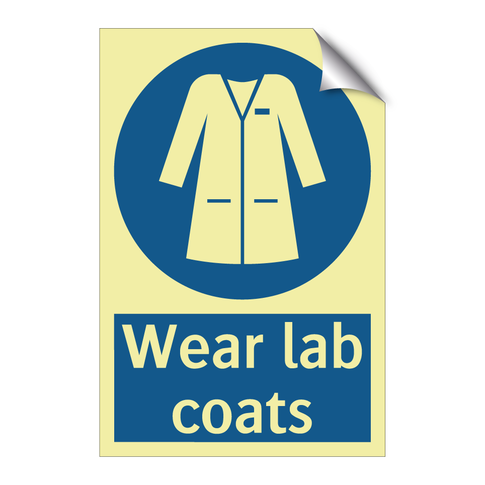 Wear lab coats