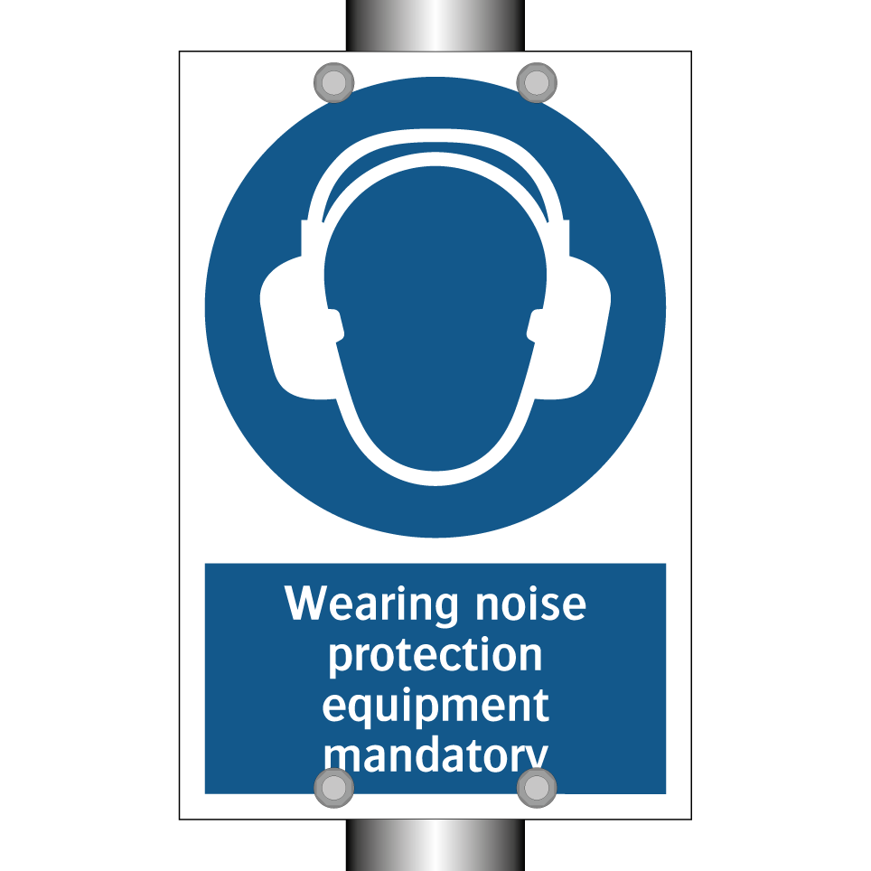 Wearing noise protection equipment mandatory