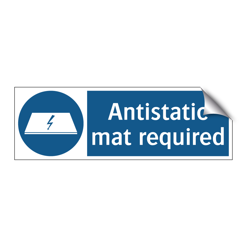 Antistatic mat required