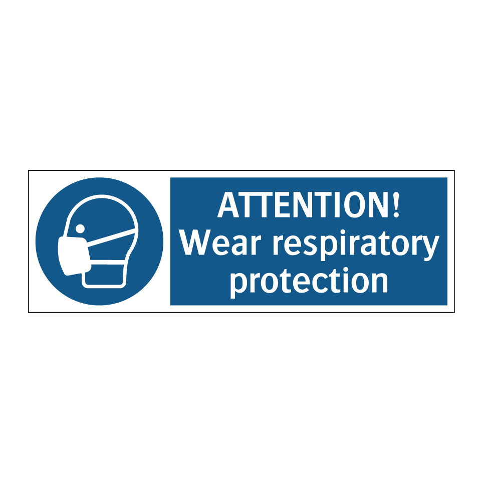 ATTENTION! Wear respiratory protection