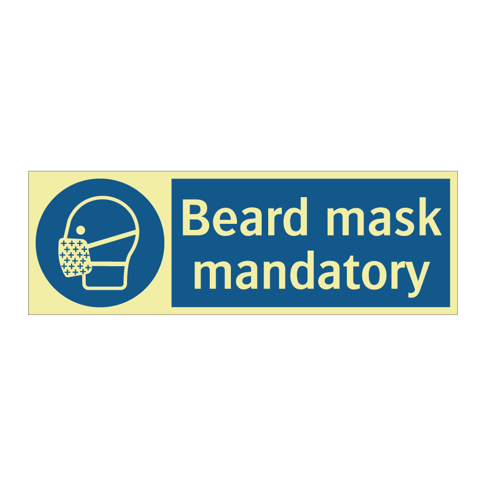 Beard mask mandatory