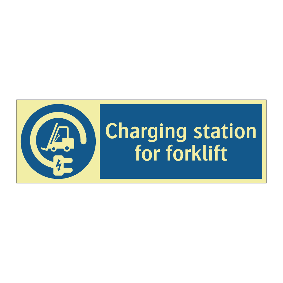 Charging station for forklift