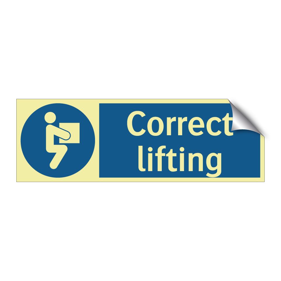 Correct lifting