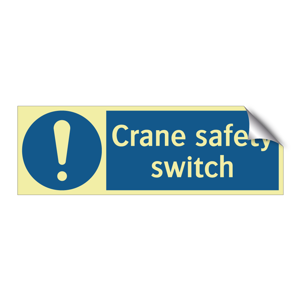 Crane safety switch