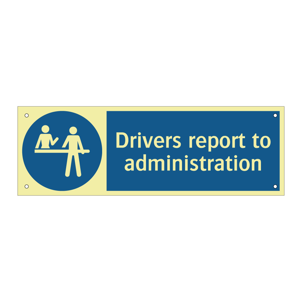 Drivers report to administration