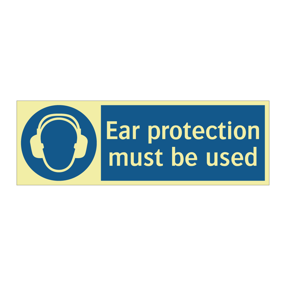 Ear protection must be used