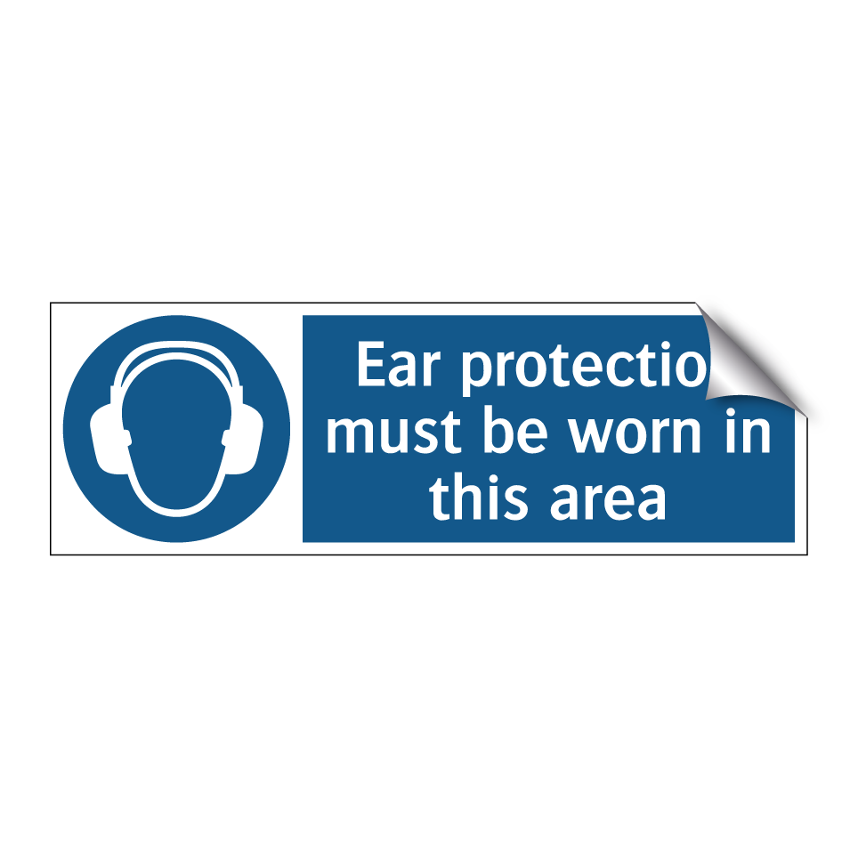 Ear protection must be worn in this area