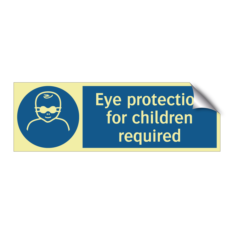 Eye protection for children required
