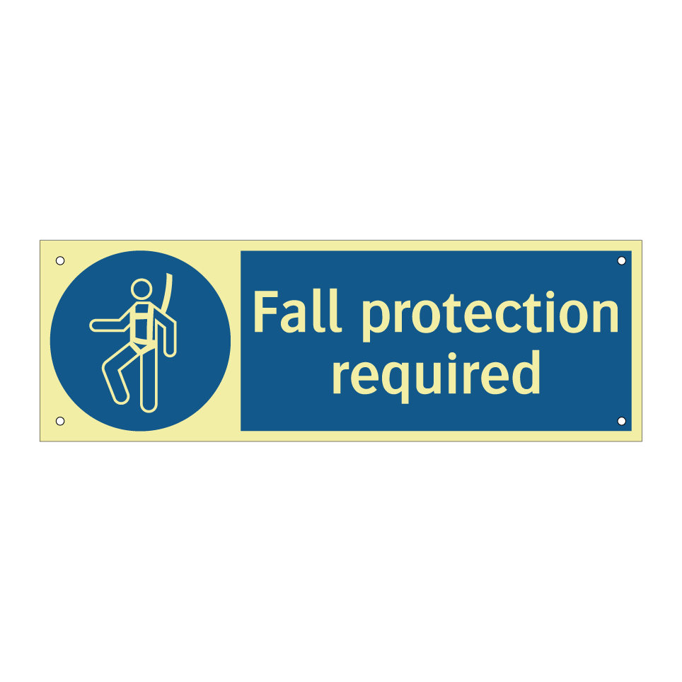 Fall protection required