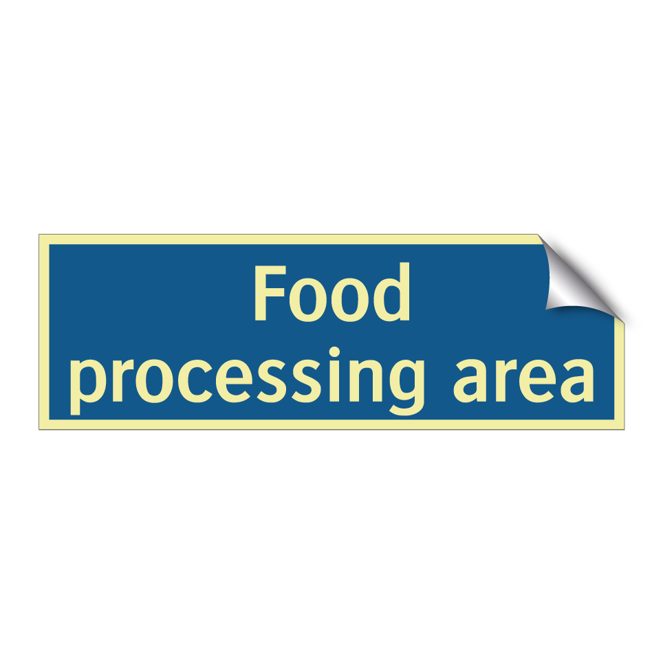 Food processing area