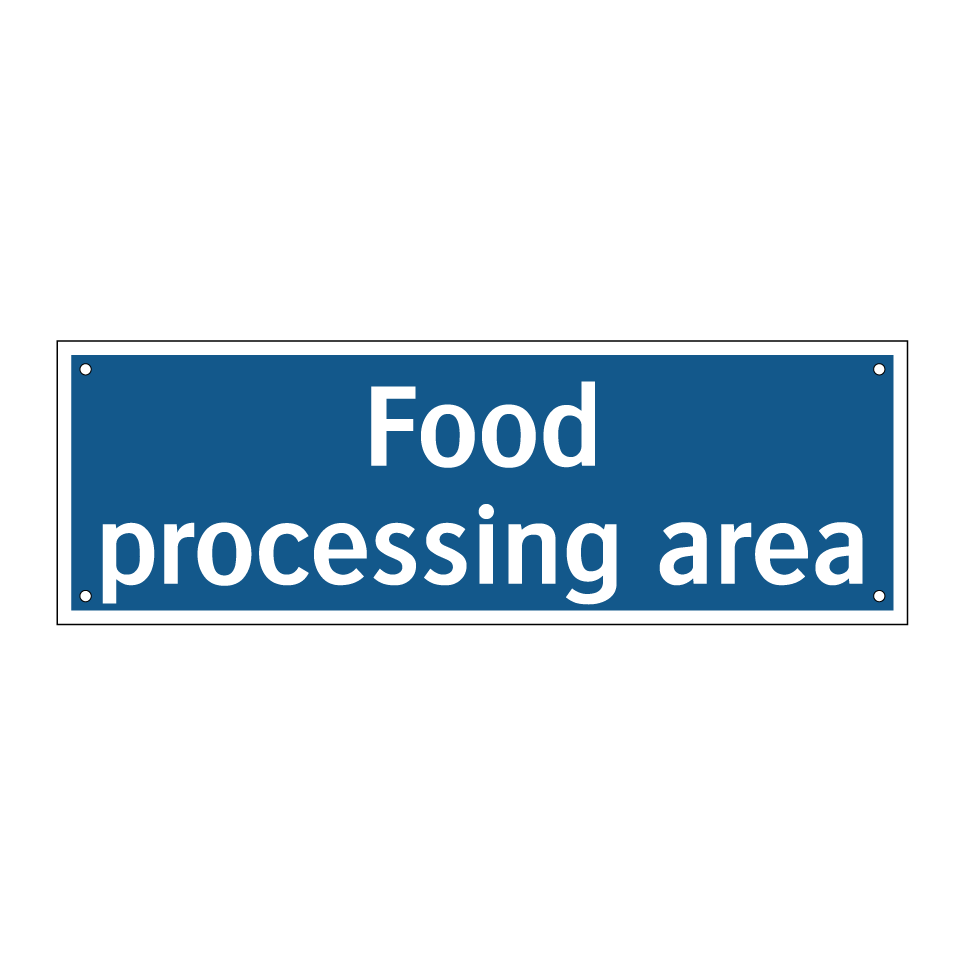 Food processing area